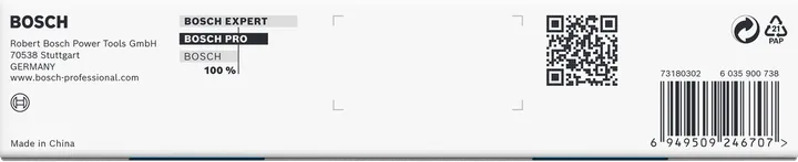 Juego de vasos de impacto Bosch PRO de 1/4″, 9 piezas.